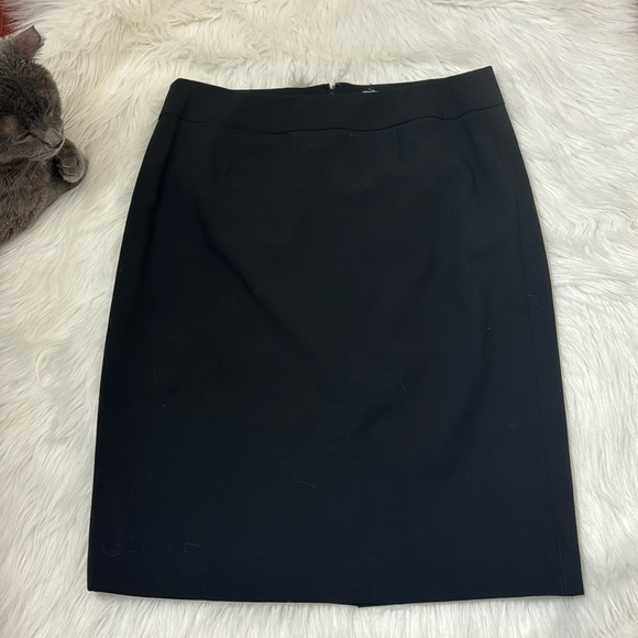 Calvin Klein Women Wide-Waistband Stretch Pencil Skirt Black S